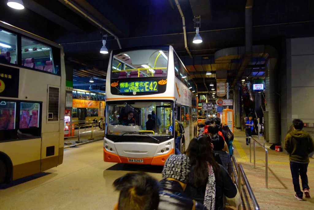 Bus E42 in Hongkong